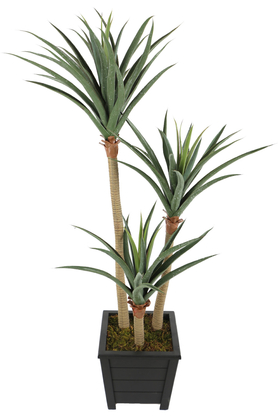 Yapay 3 Gövdeli Yucca Ağacı Artificial Foilage 150 cm - 1
