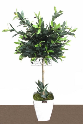 Yapay Zeytin Ağacı Melamin Saksılı 90 cm - Yapay Çiçek Deposu