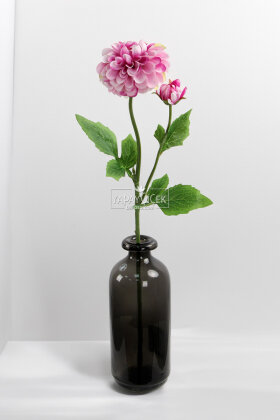 Yapay Çiçek Lüx Goncalı Zinnia Dalı 60 cm Fuşya - 2