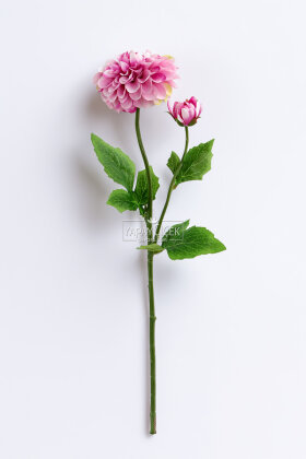 Yapay Çiçek Lüx Goncalı Zinnia Dalı 60 cm Fuşya - 3