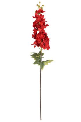Yapma Çiçek Kaliteli Dal Şebboy 87 cm Dark Kırmızı - 3