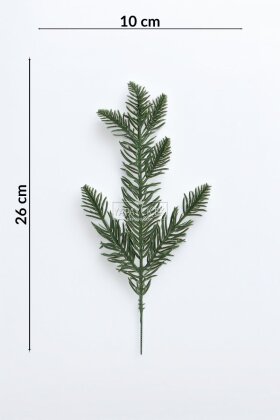 5li Yeni Yıl Süsleme Yapay Çam Dalı 26 cm - 3