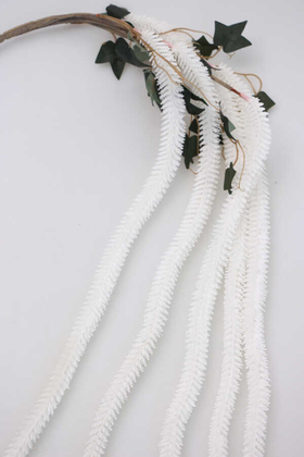 Yapay Sarkan Amarantus (Amaranthus) 150cm Beyaz - 2